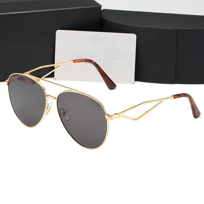 T588-1052 Sunglasses trendy large frame UV protection