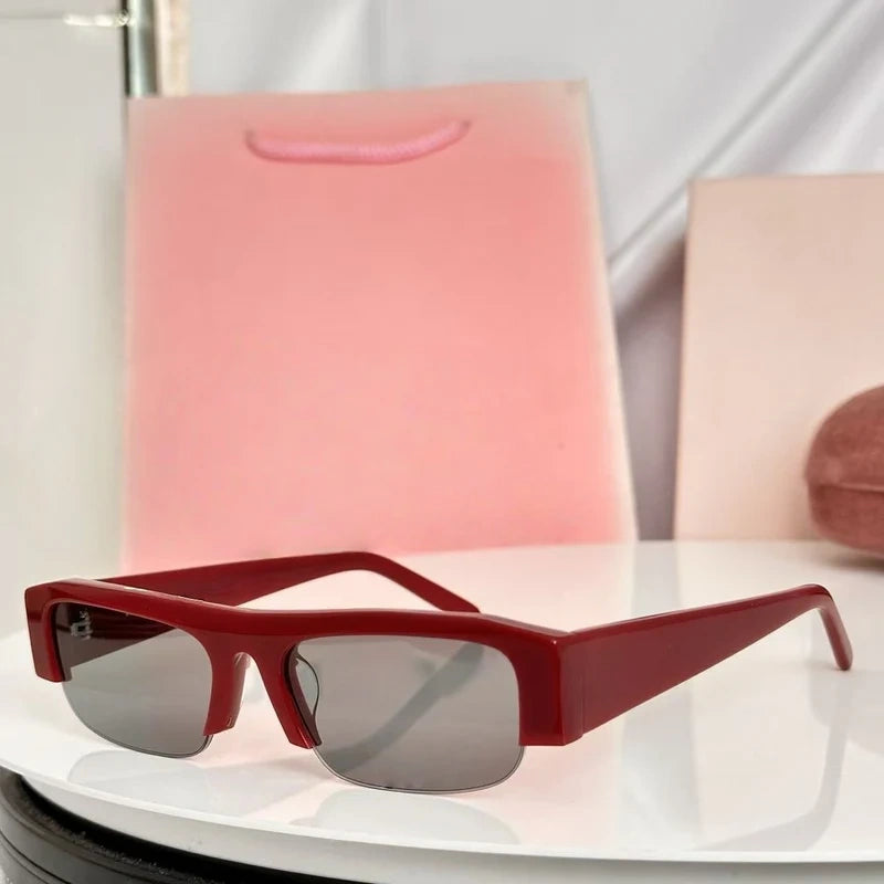 T588-1194 Light blocking, personalized, and versatile half frame glasses