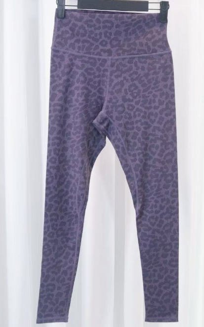 T588-1138   Leopard high waisted tight yoga pants for outdoor activities
