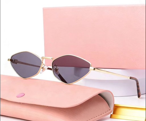 T588-1048    Polygonal women's sun shading personalized sunglasses