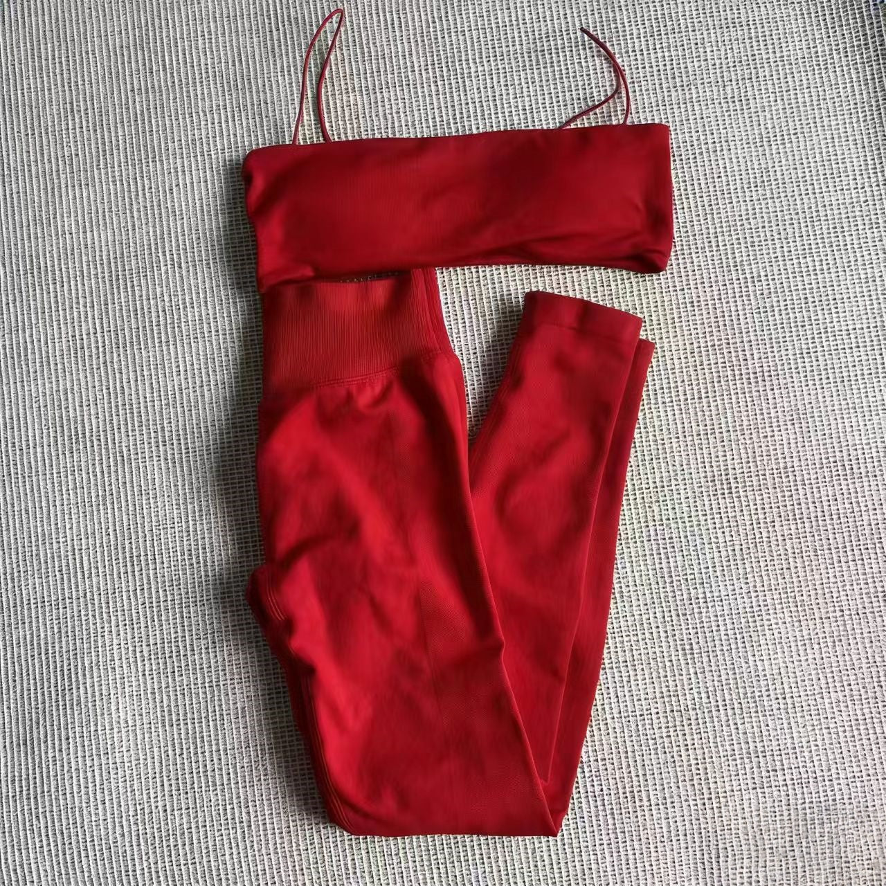 T588-1063 Ladies' Sports Yoga Outdoor Fitness Set