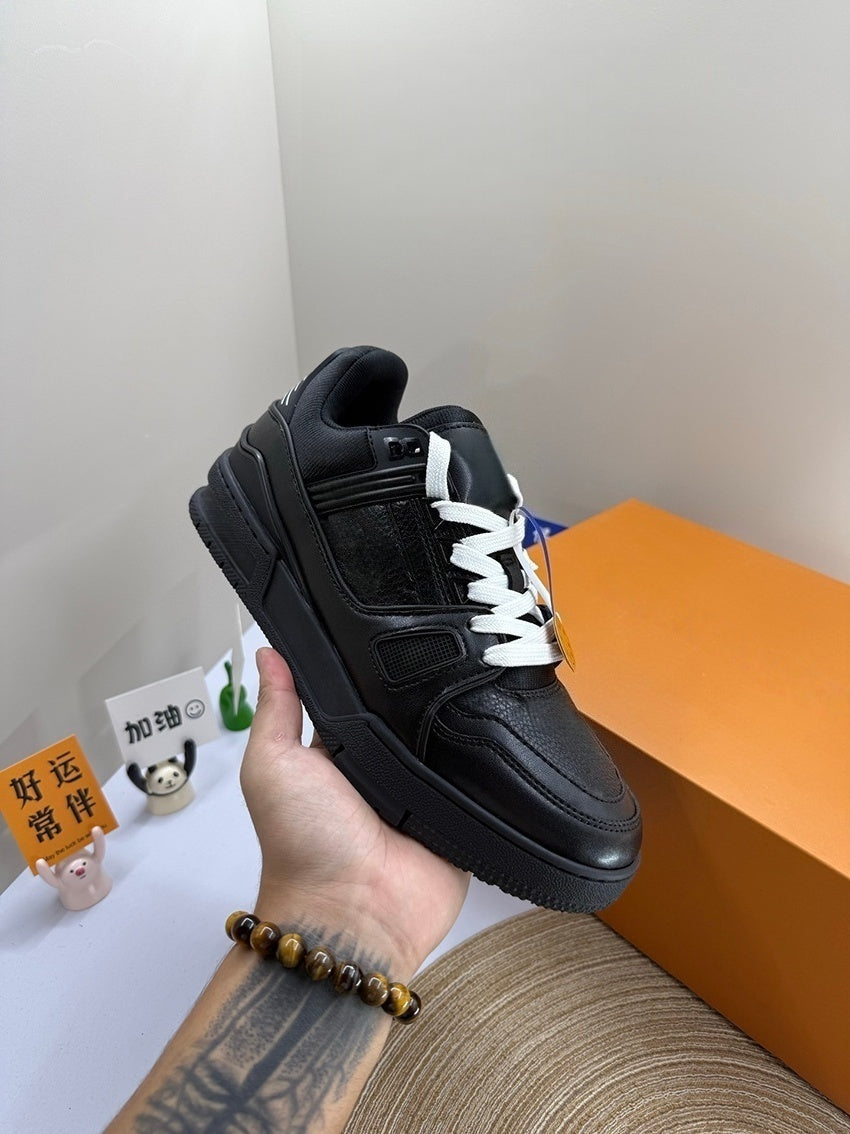 T588-792 Casual retro sports board shoes with color matching