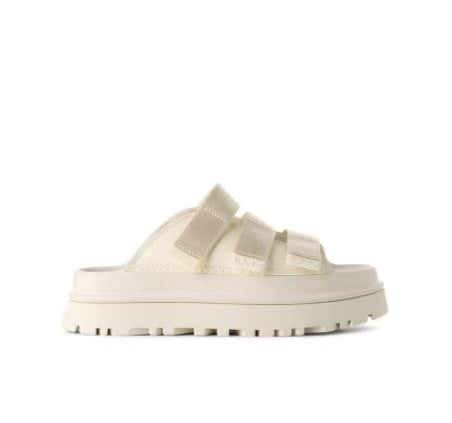 T588-992  Thick soled comfortable height increasing Velcro casual slippers