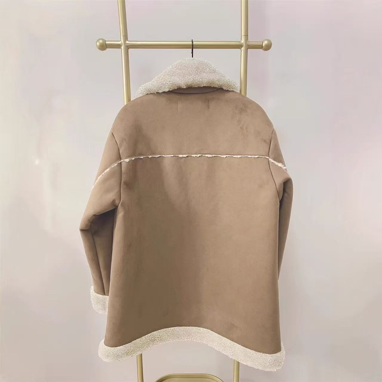 T588-485  Women's winter fur one-piece coat