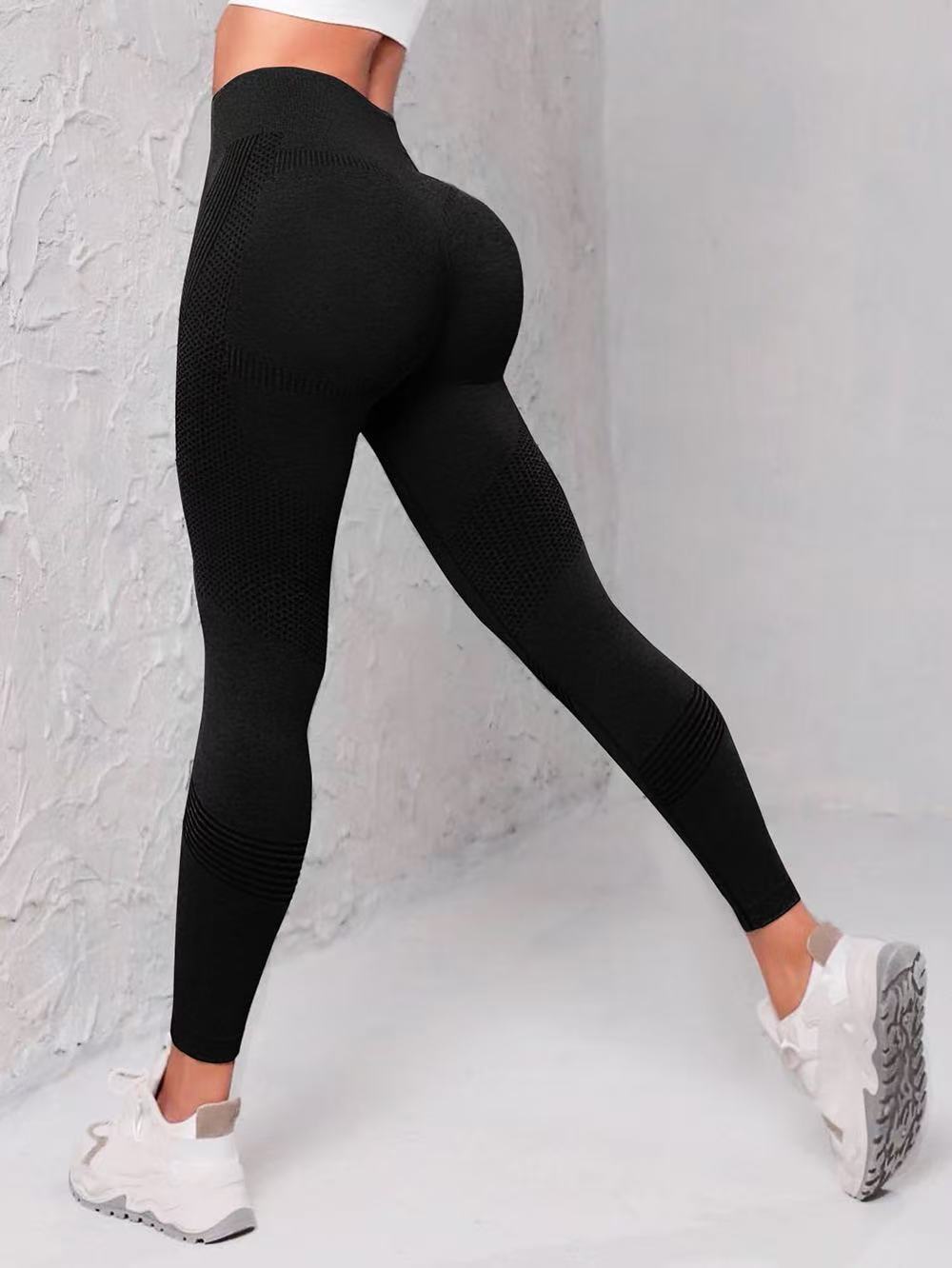 T588-1076 Summer Knitted Yoga Clothes, Sports Pants, Yoga Speed Drying